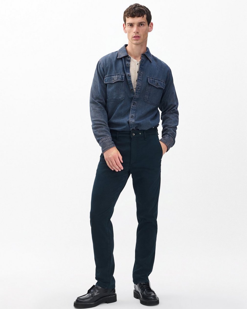 Fit 2 Stretch Twill Chinos - Salute - Image 3