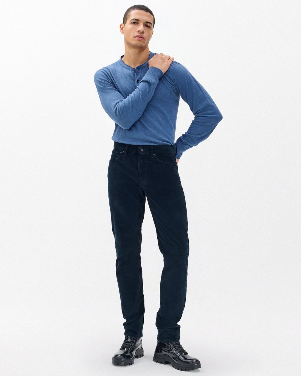 Fit 2 Slim Corduroy Pants - Salute - Image 2