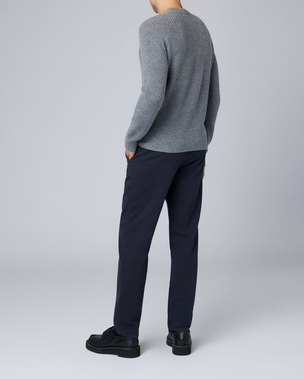 Fit 2 Loopback Chino - Charcoal - Image 2