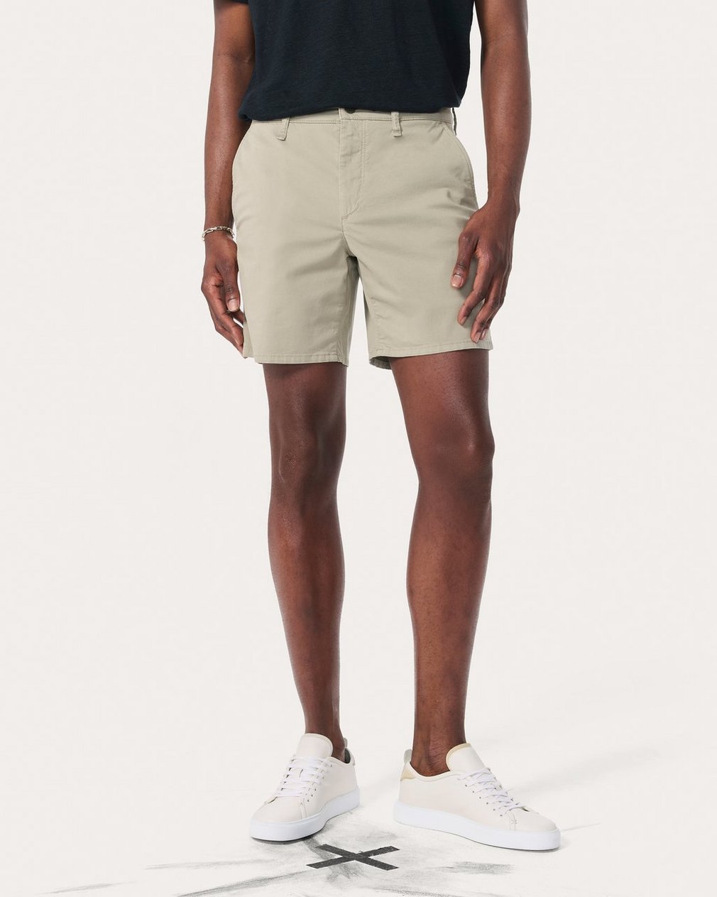 Standard Chino Shorts - Leaf Grey - Image 3
