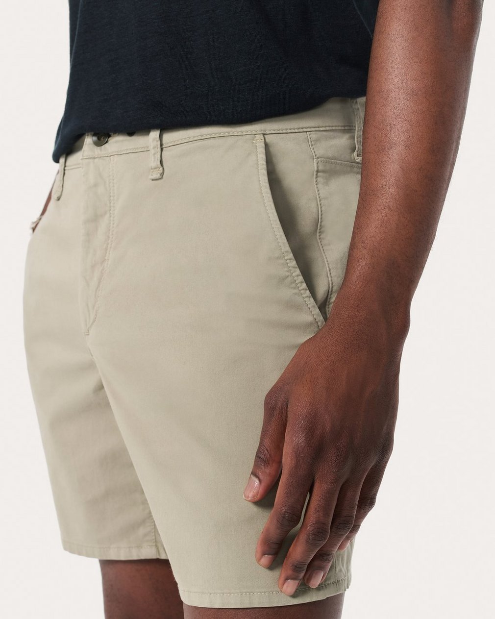 Standard Chino Shorts - Leaf Grey - Image 4
