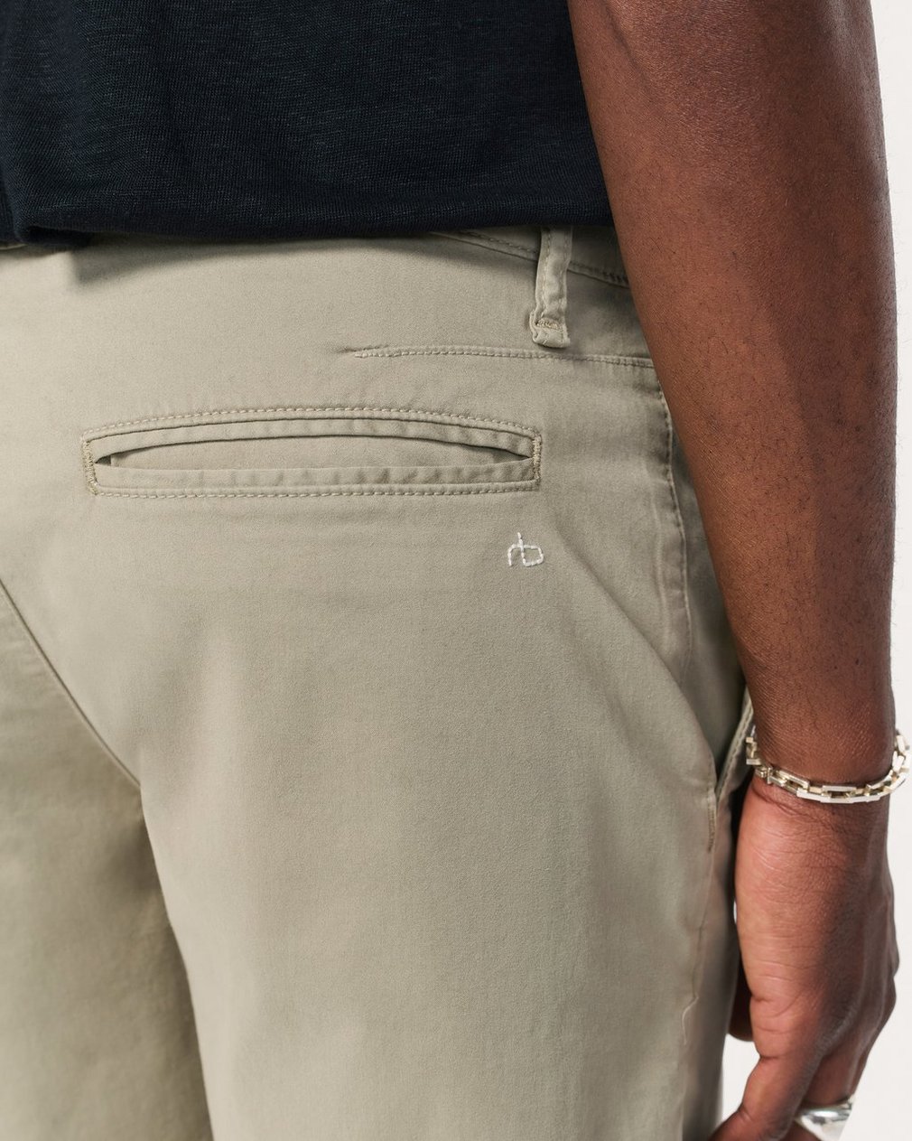 Standard Chino Shorts - Leaf Grey - Image 5