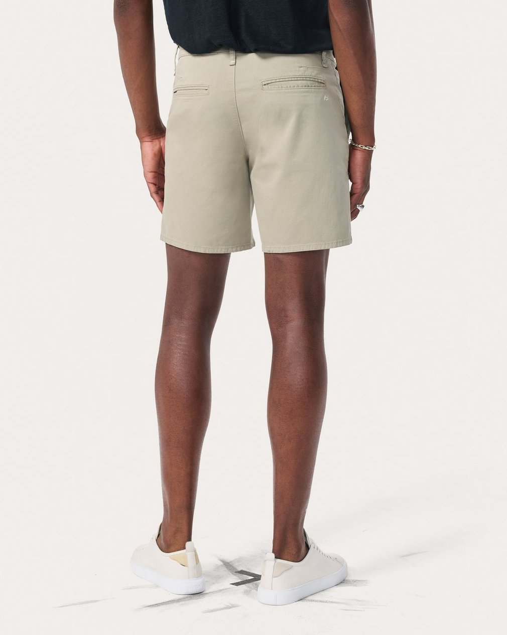 Standard Chino Shorts - Leaf Grey - Image 6