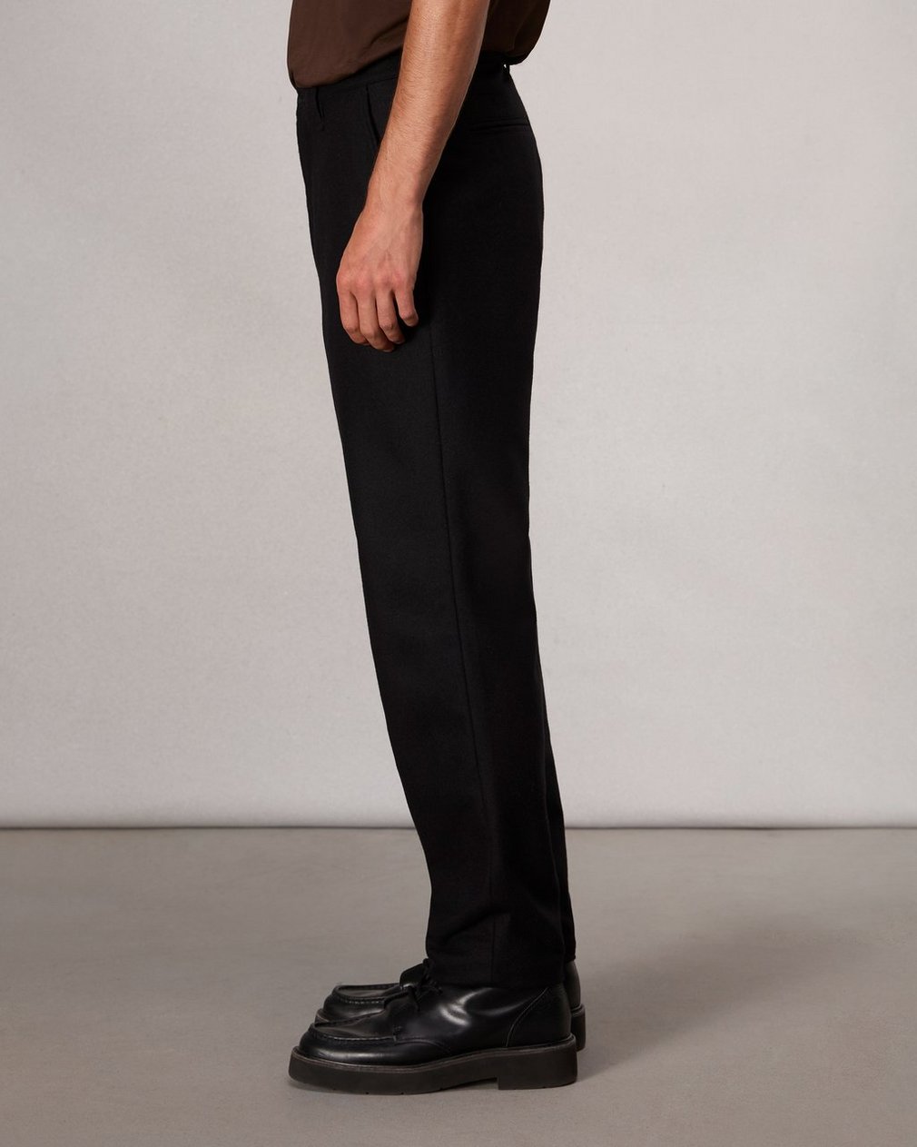 Standard Flannel Chino Pant - Black - Image 3