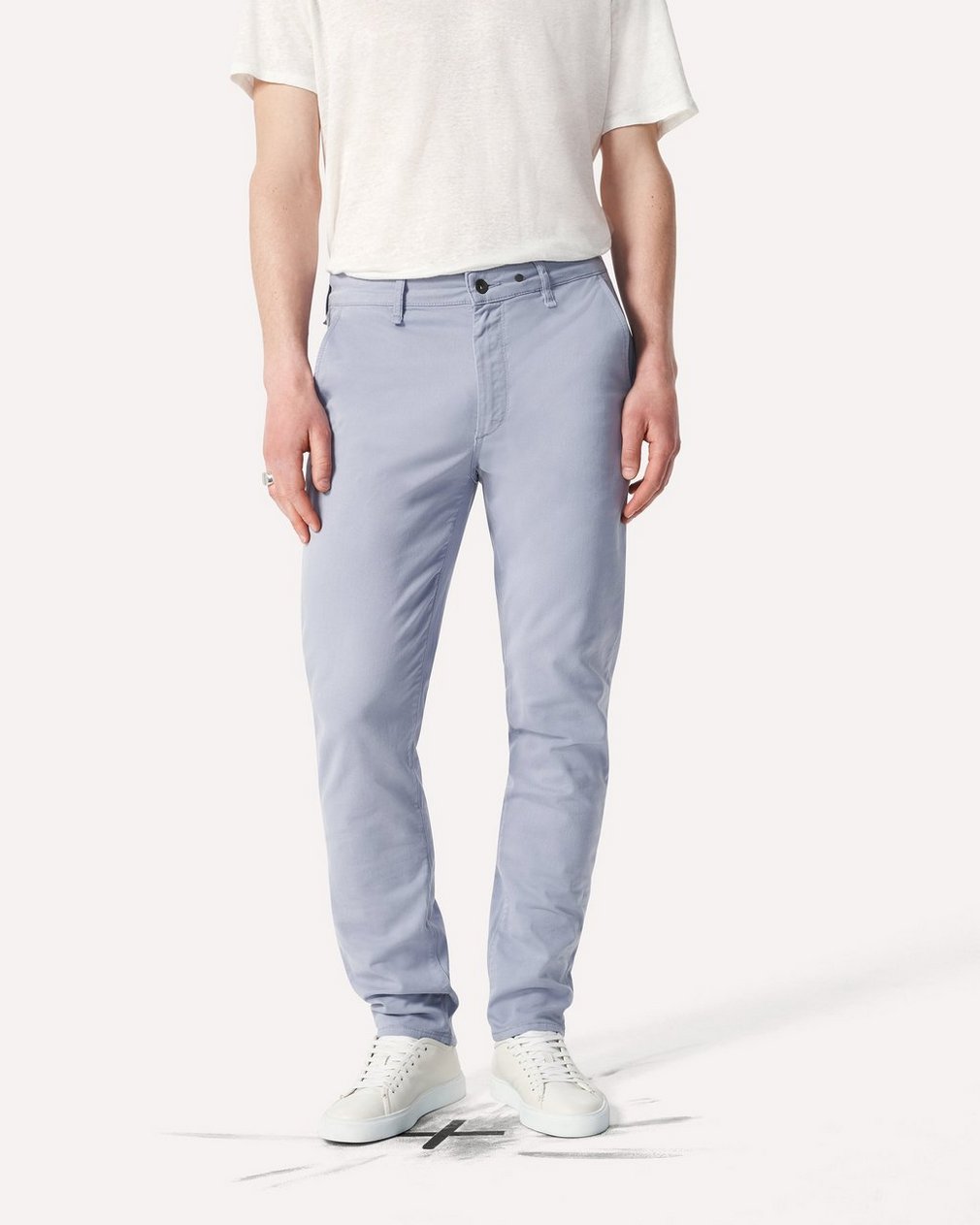 Fit 2 Slim Chinos - Sky Blue - Image 3