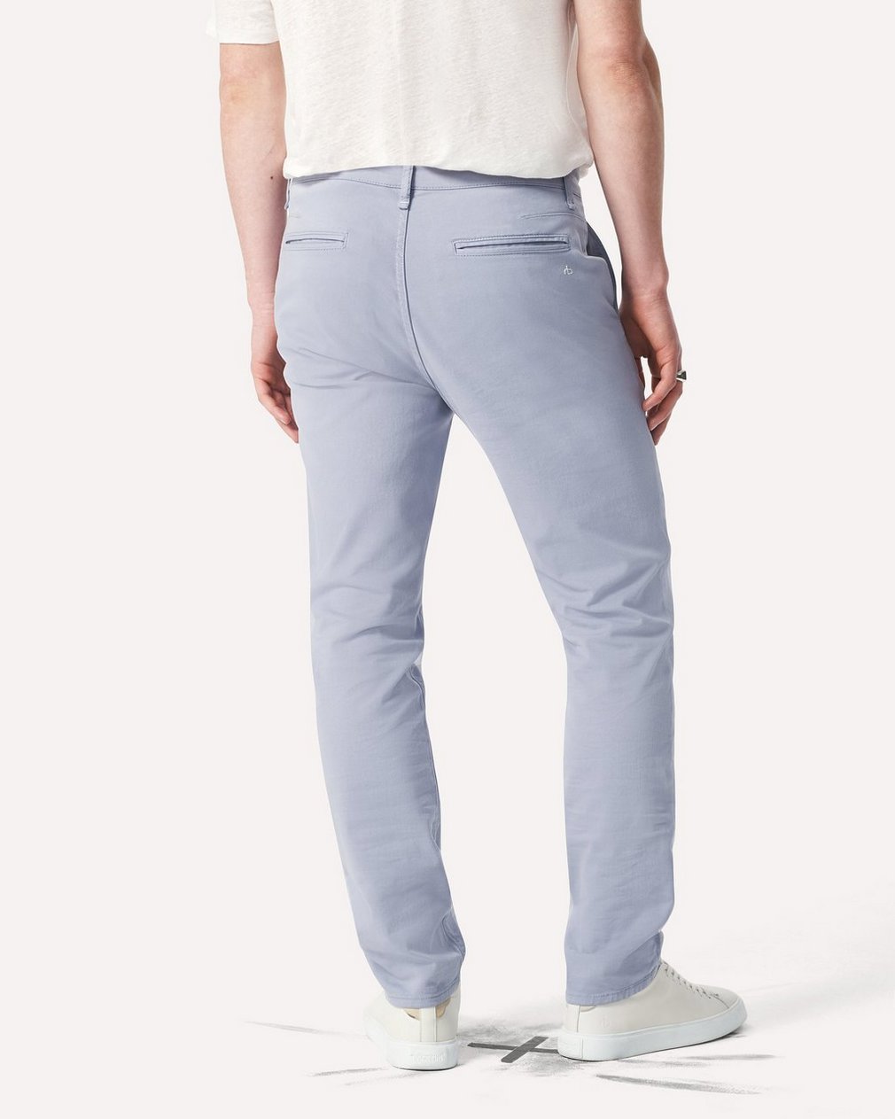 Fit 2 Slim Chinos - Sky Blue - Image 6