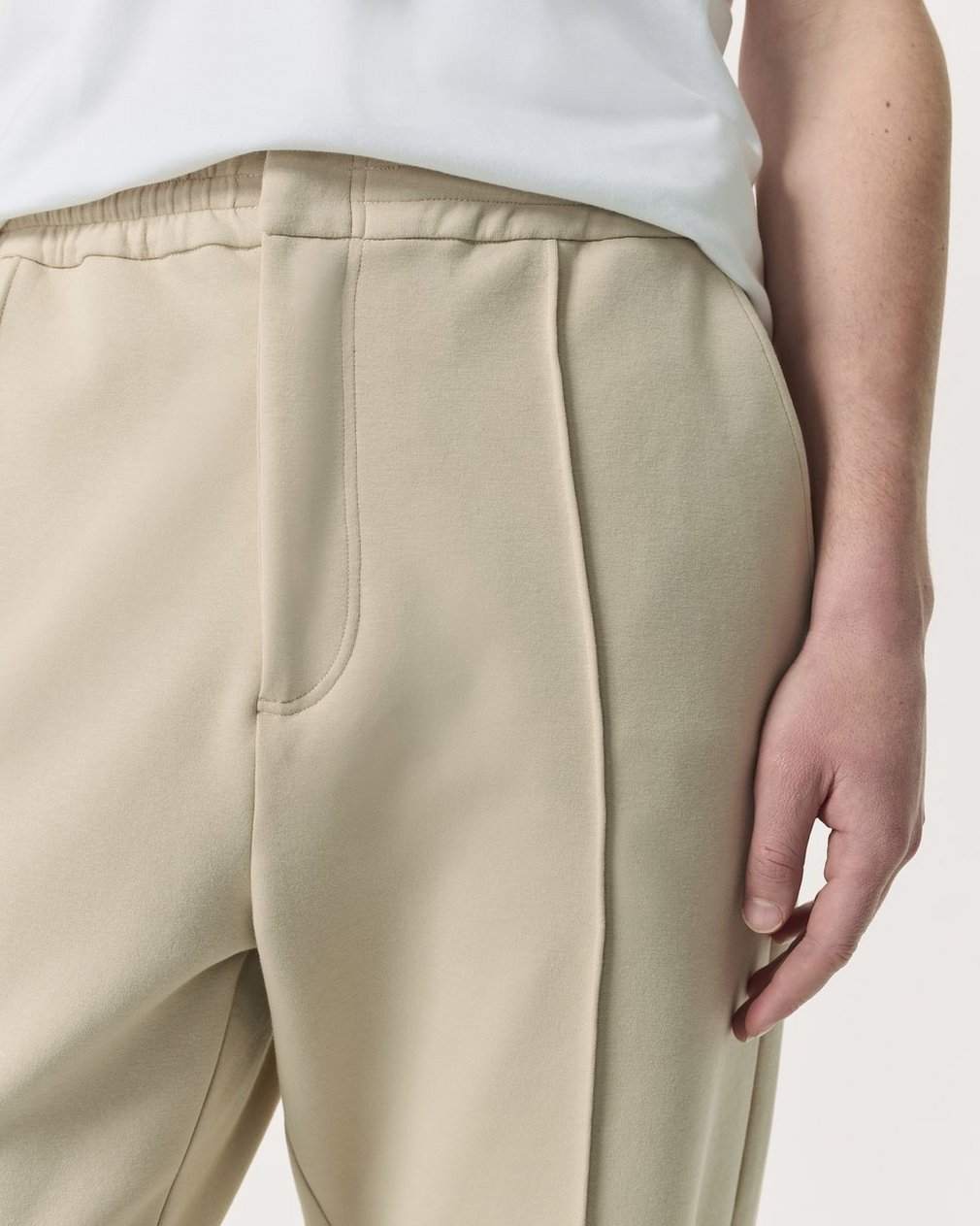 Tech Ponte Sweatpants - Aged Taupe - Image 4