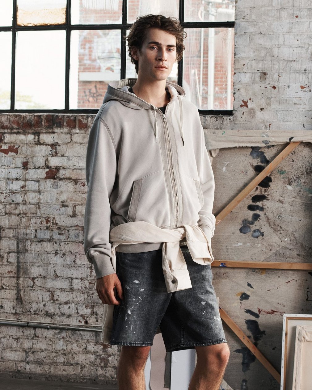 Miramar Fit 4 Shorts - Black Paint Splatter - Image 7