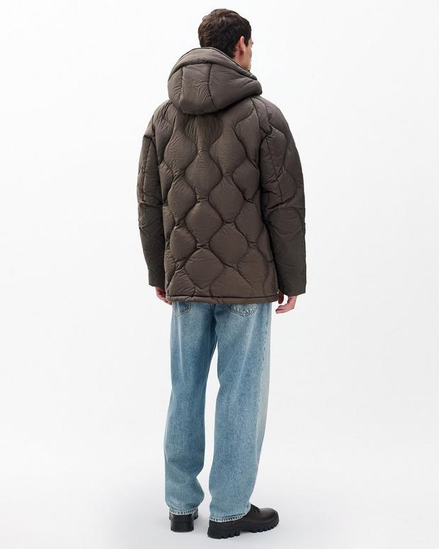 Dane Quilted Down Jacket - Stonewall - Image 6