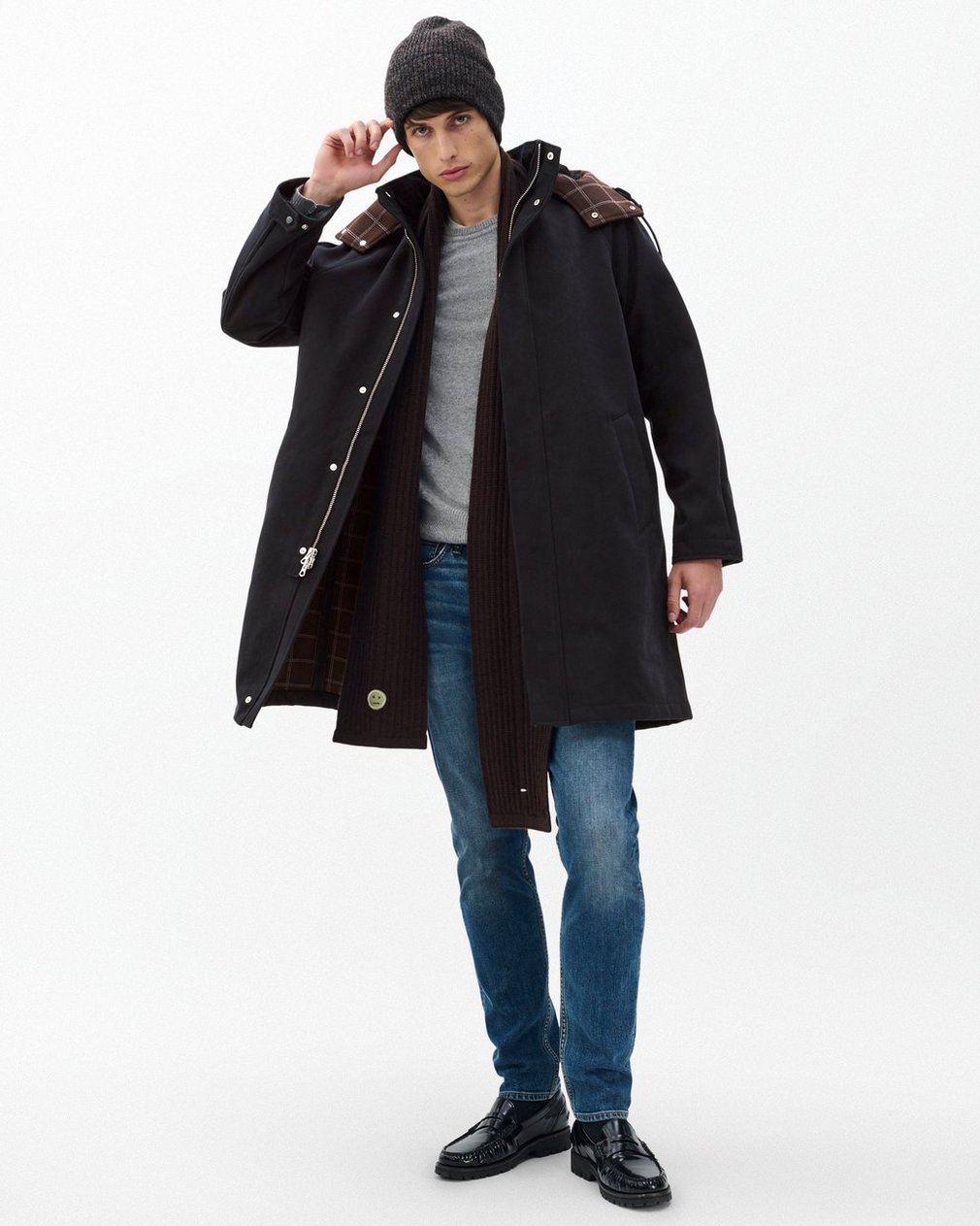 Garret Coat - Black - Image 3