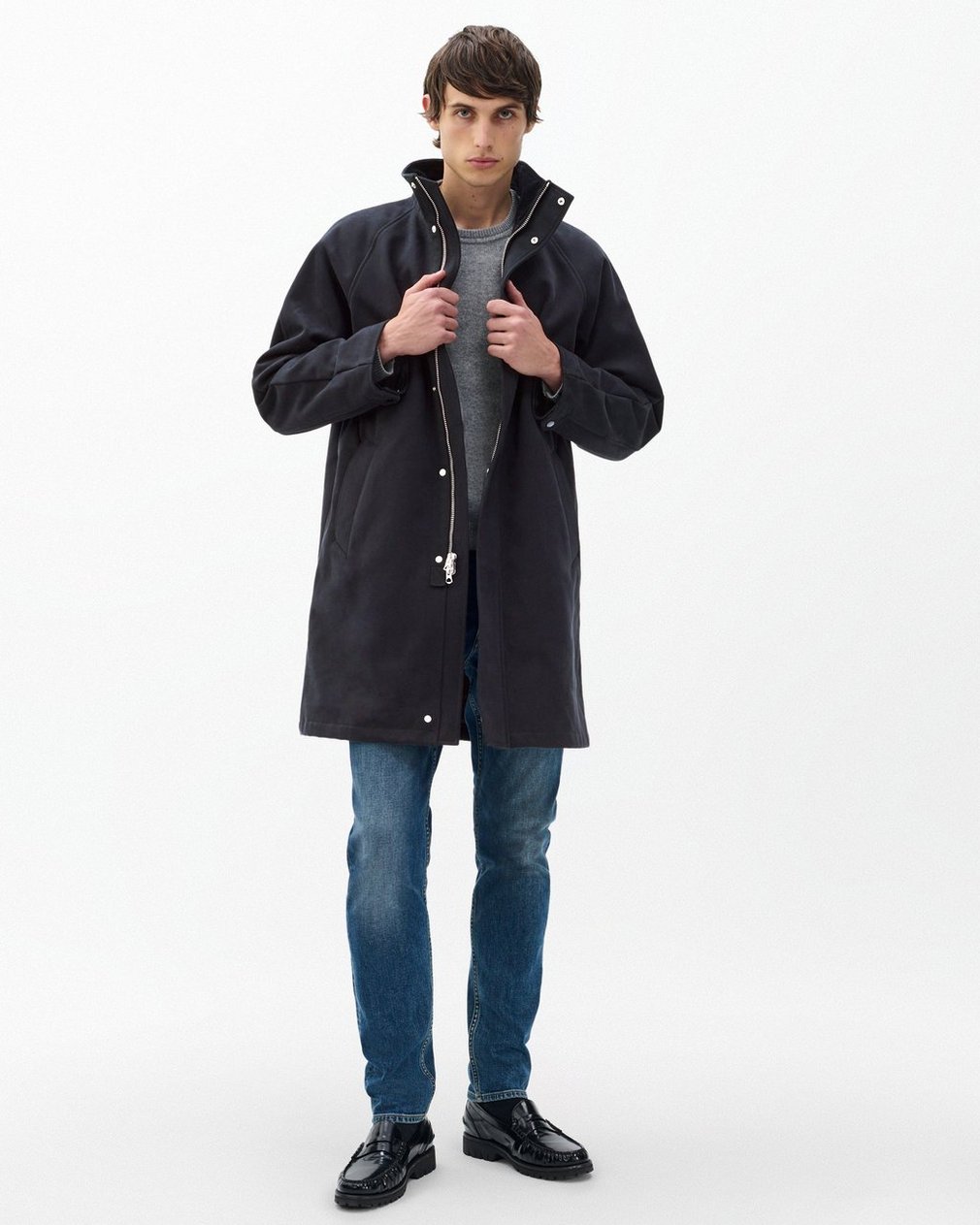 Garret Coat - Black - Image 4