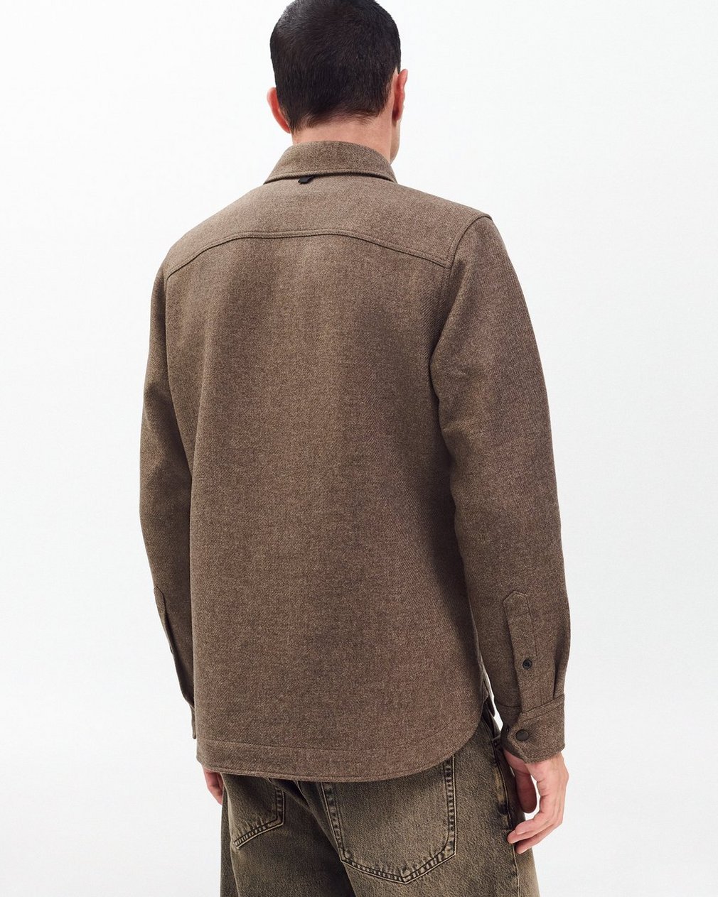 Chelsea Shirt Jacket - Brown - Image 5