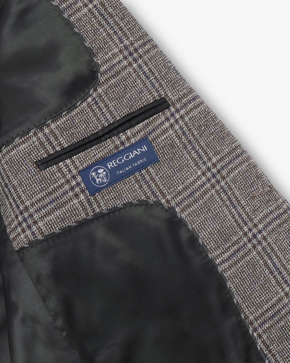 Butler Wool Plaid Blazer - Brown Plaid - Image 7