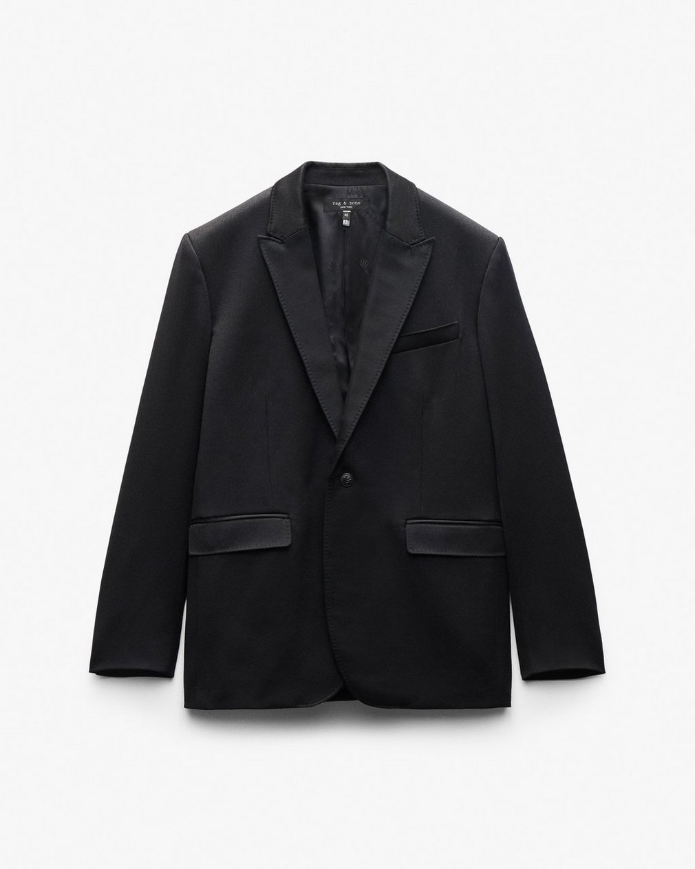 Butler British Wool Tuxedo Jacket - Black - Image 2