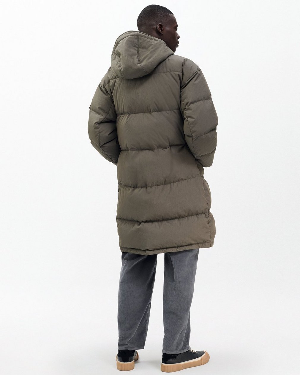 Victor Down Coat - Dark Shadow - Image 6