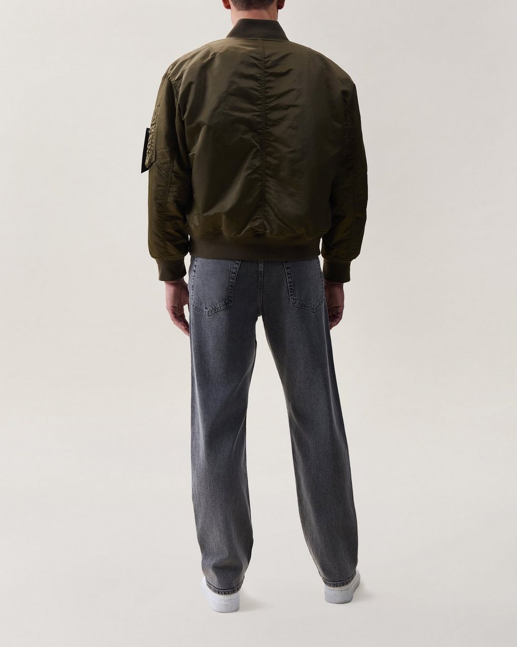 Mason Bomber Jacket - Olive - Image 2