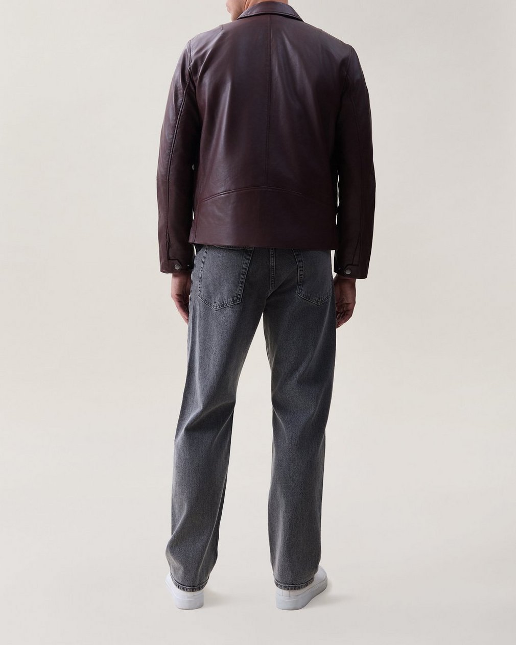 Matias Leather Jacket - Espresso - Image 2