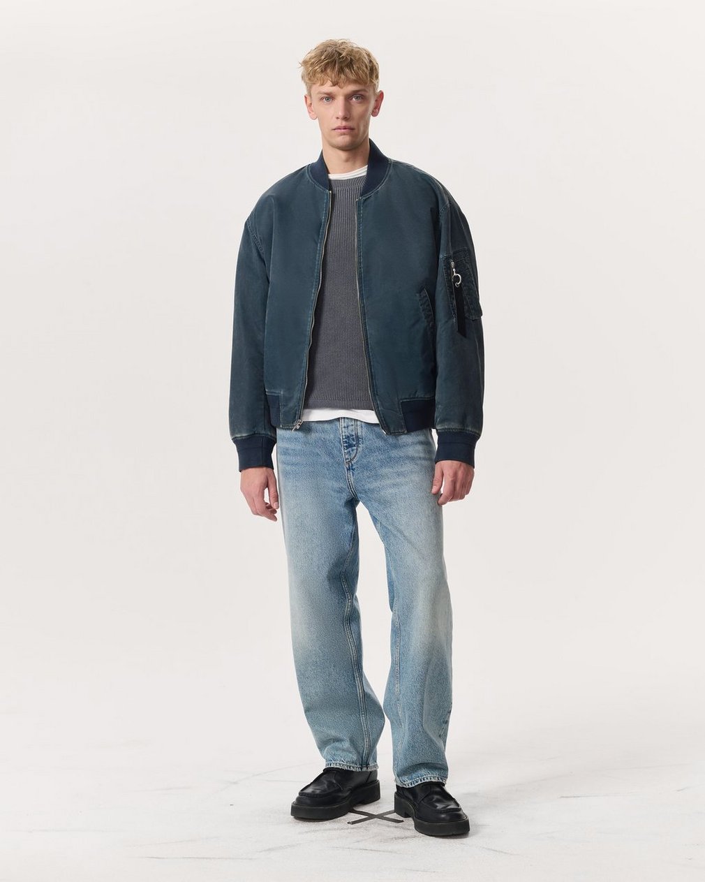 Manston Relaxed Fit Bomber Jacket - Salute - Image 4