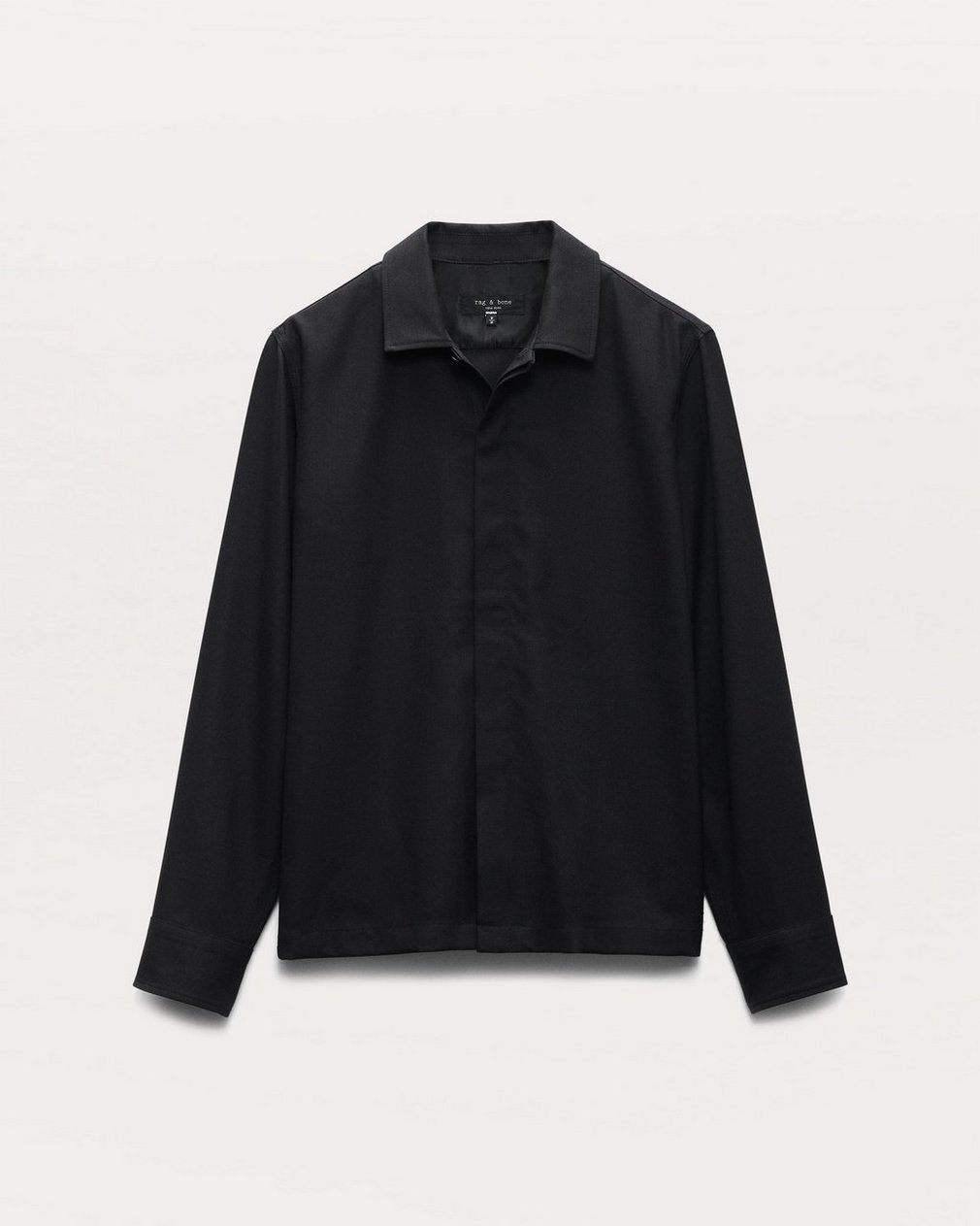Hyde Wool-Blend Ripstop Shirt Jacket - Black - Image 2