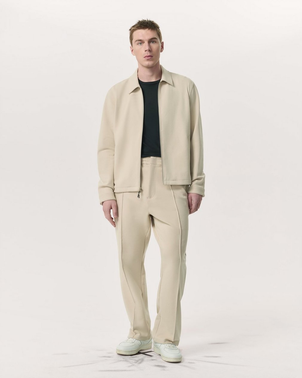 Melrose Tech Ponte Jacket - Aged Taupe - Image 4