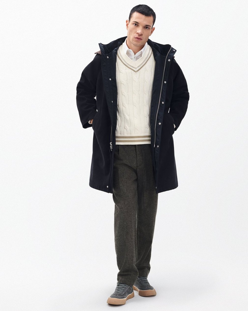 Tristan Cricket Sweater - Vanilla - Image 3