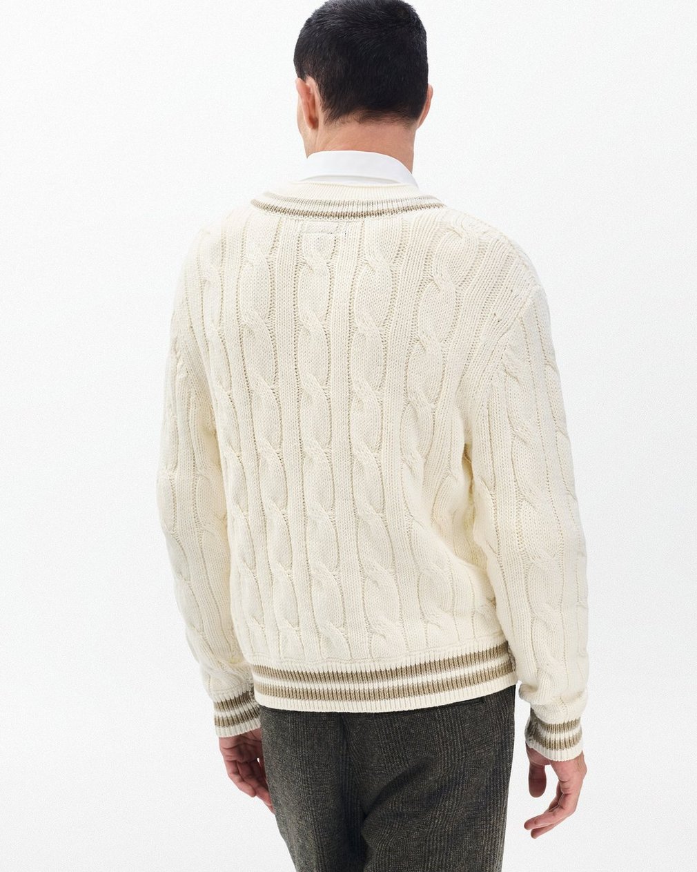 Tristan Cricket Sweater - Vanilla - Image 6