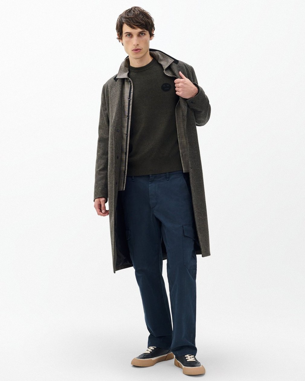 Sour Face Wool Sweater - Army - Image 3