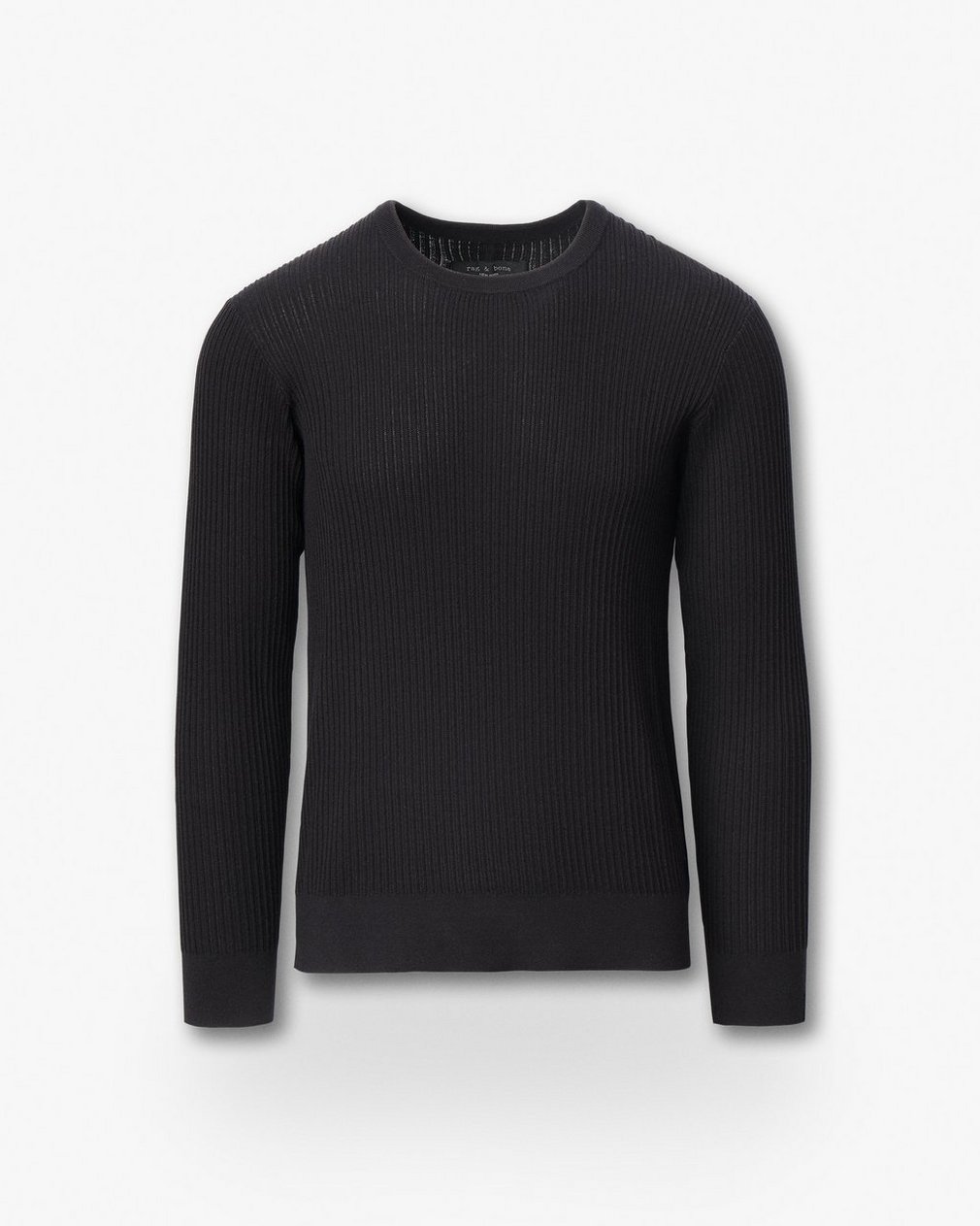 Jayce Silk-Cotton Sweater - Black - Image 2
