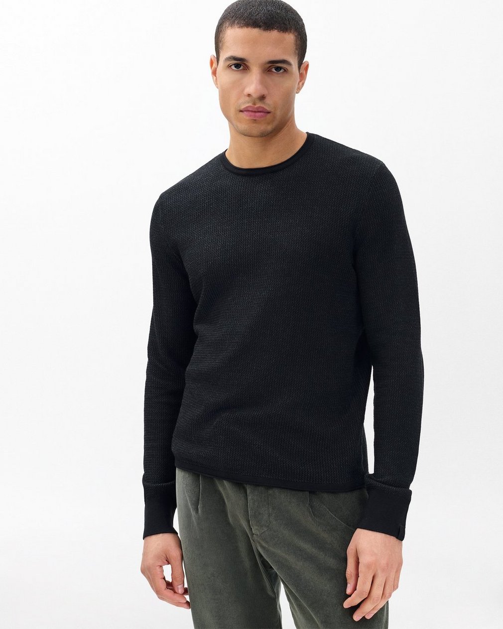 Gregory Crewneck Sweater - Black - Image 3