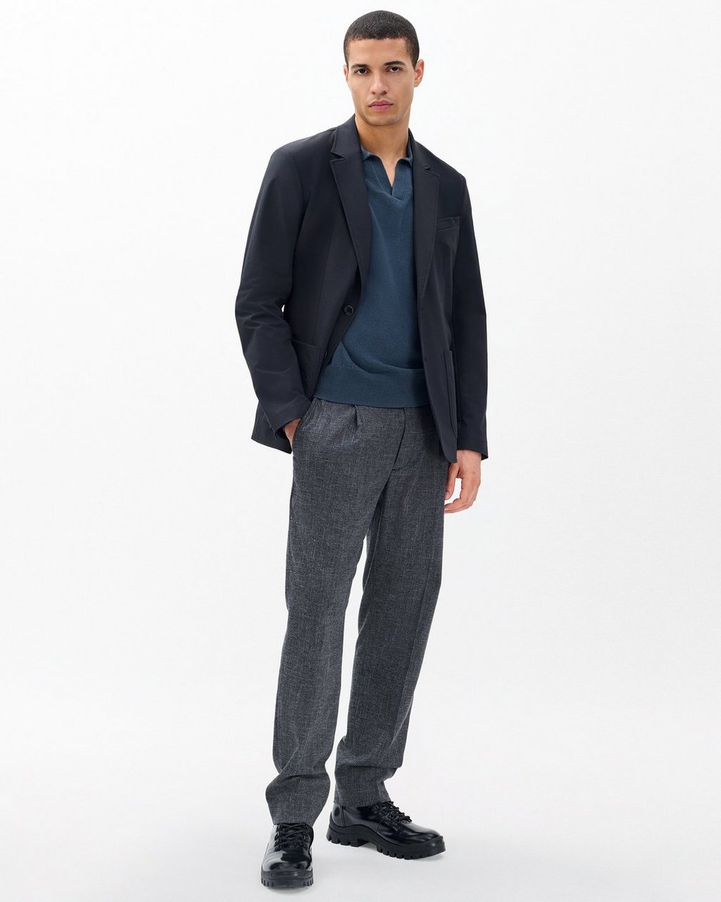 Downing Cashmere Polo - Ombre - Image 3