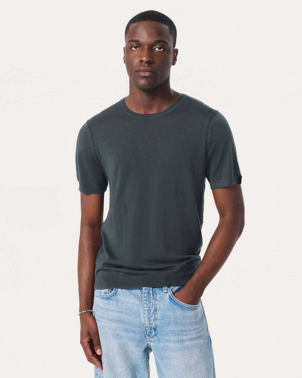 Aulton Sweater Tee - Grey - Image 2
