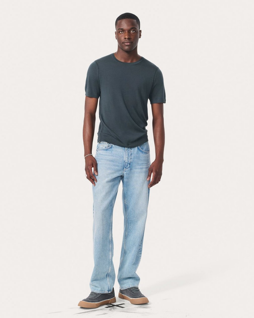 Aulton Sweater Tee - Grey - Image 3