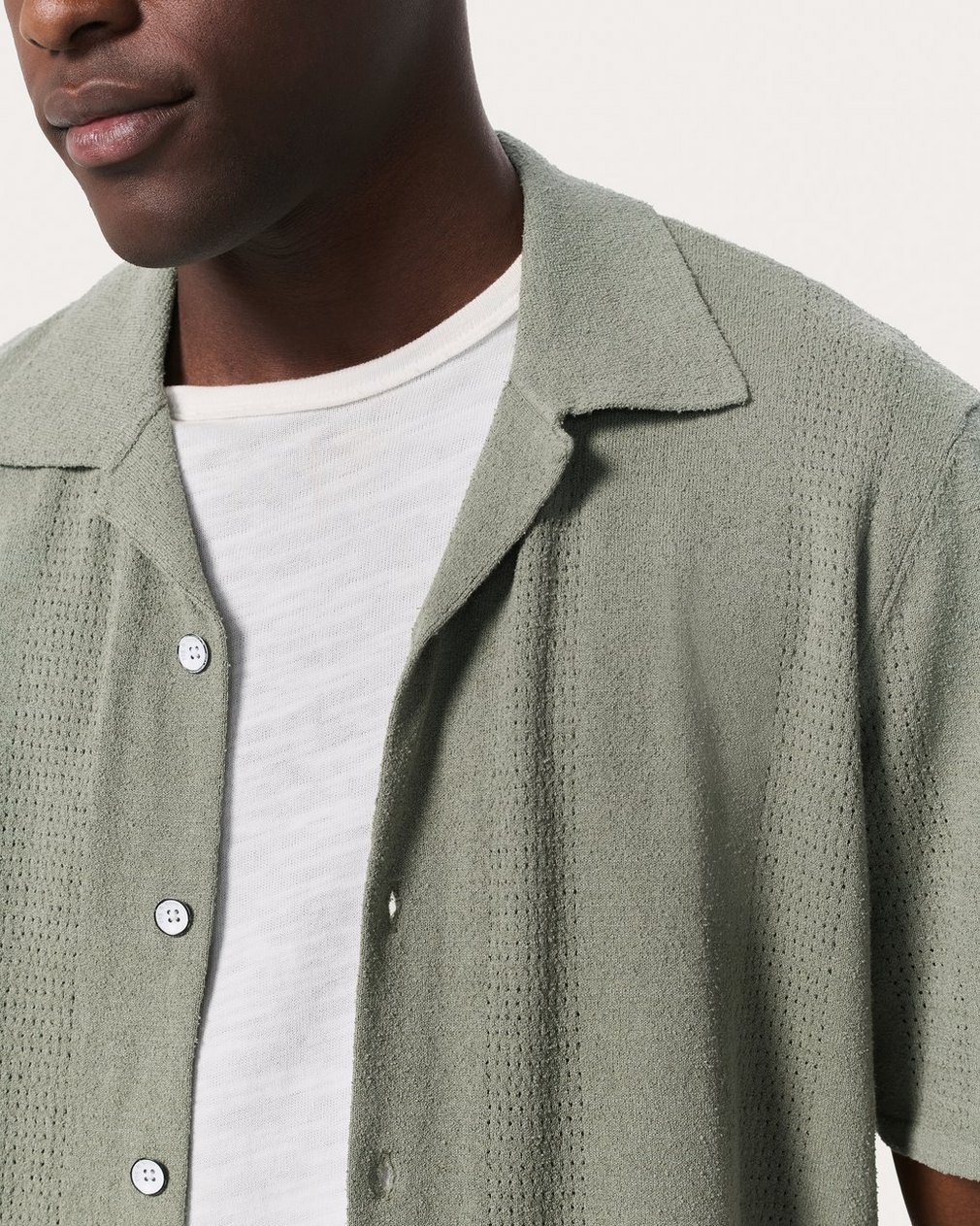Avery Zuma Knit Shirt - Leaf Grey - Image 4