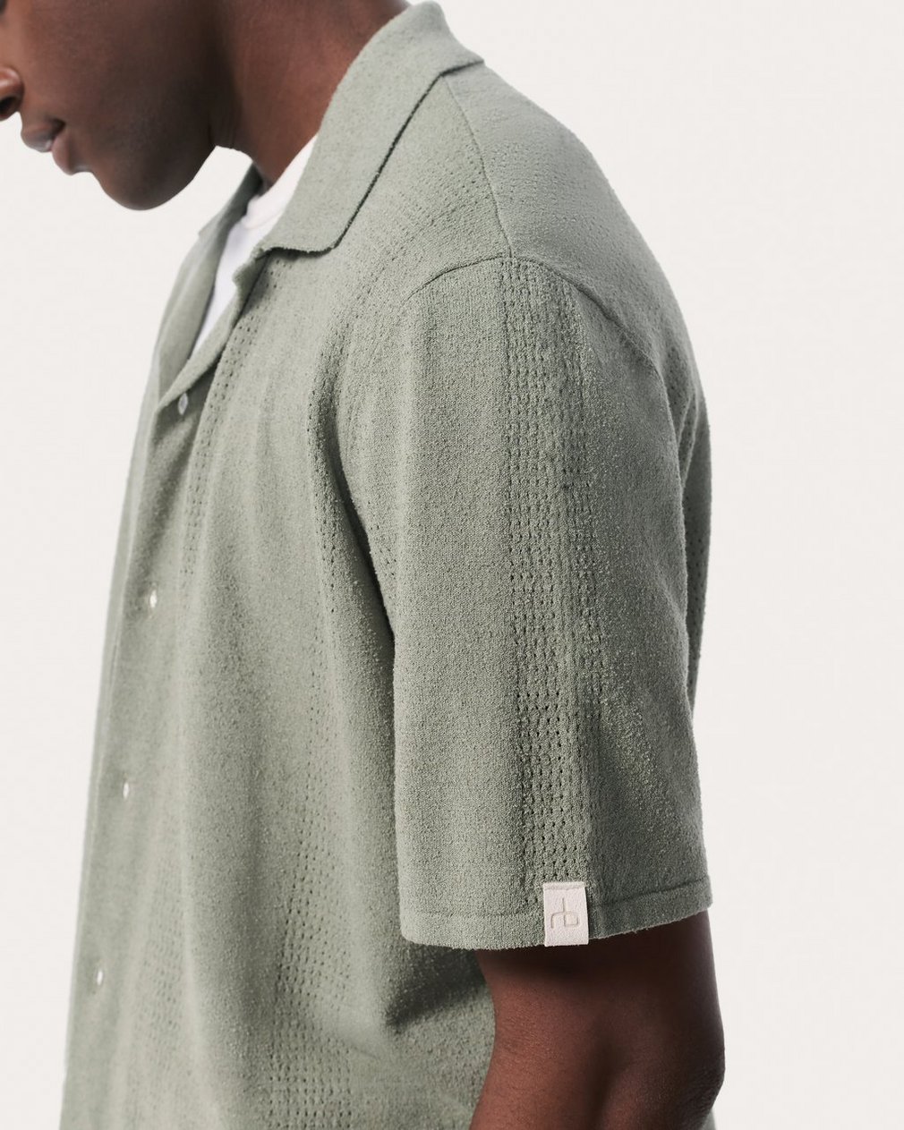 Avery Zuma Knit Shirt - Leaf Grey - Image 5
