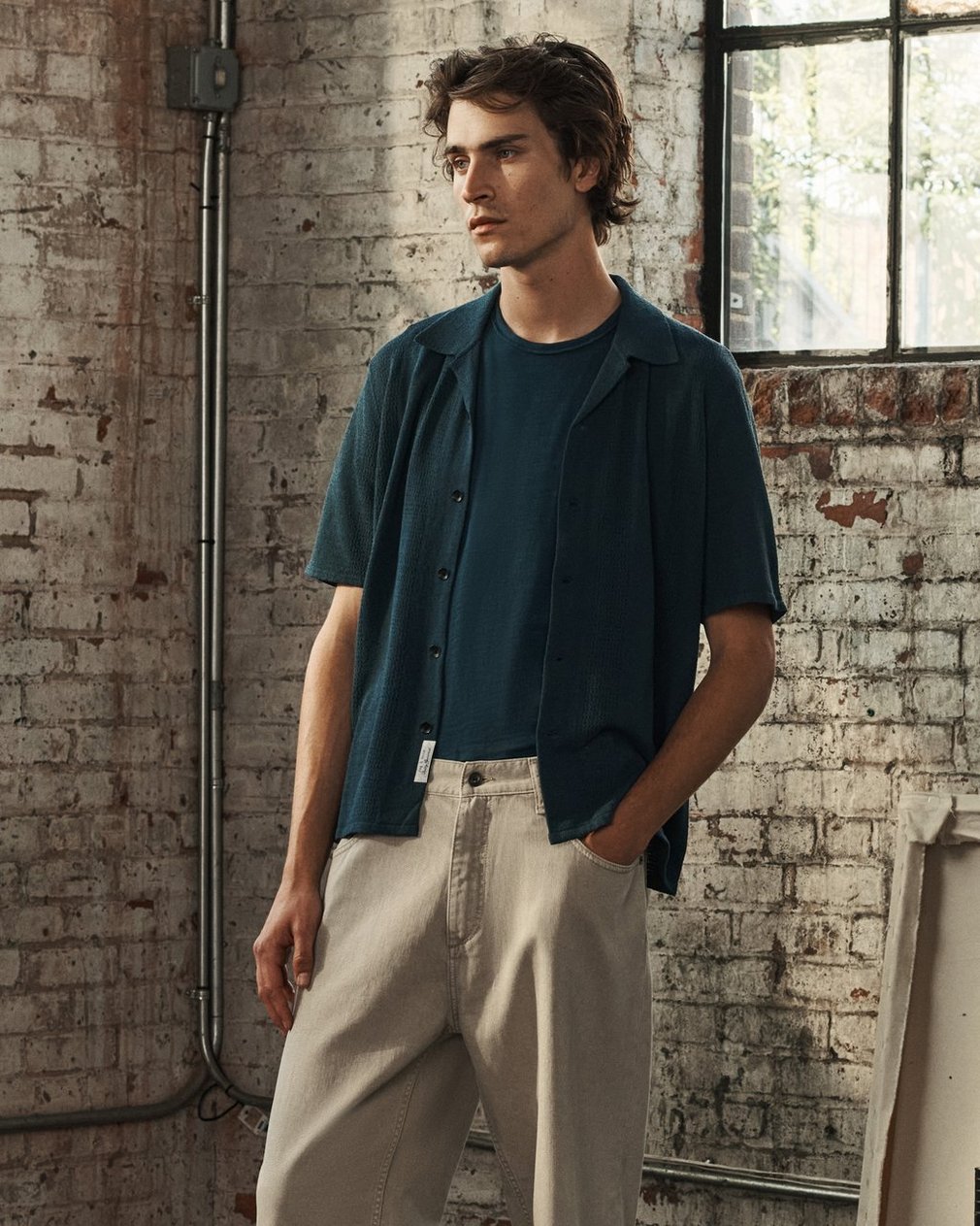 Avery Zuma Knit Shirt - Moonlight - Image 7