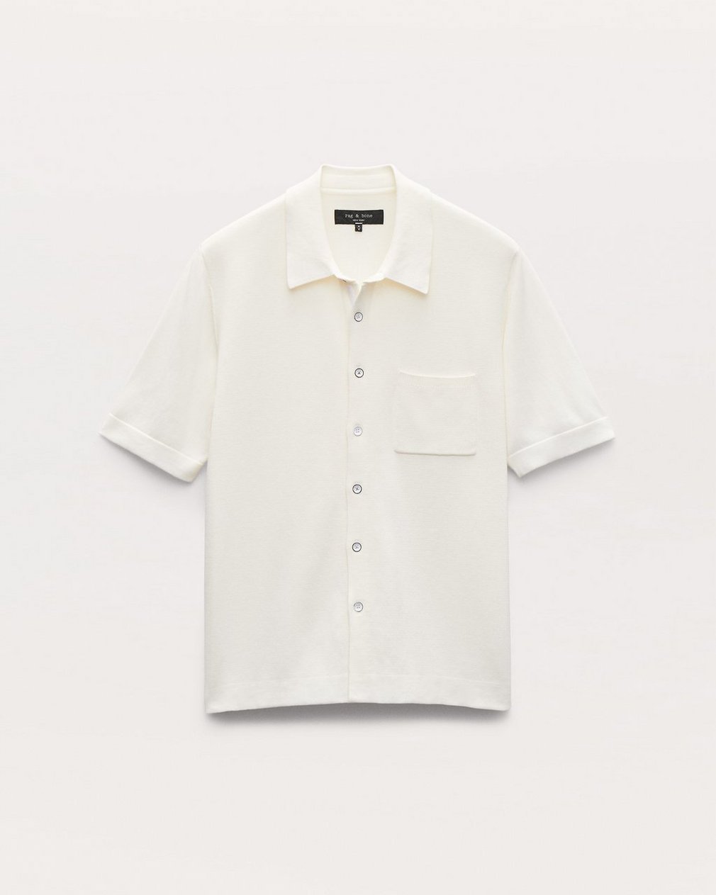 Dalton Knit Shirt - White - Image 2