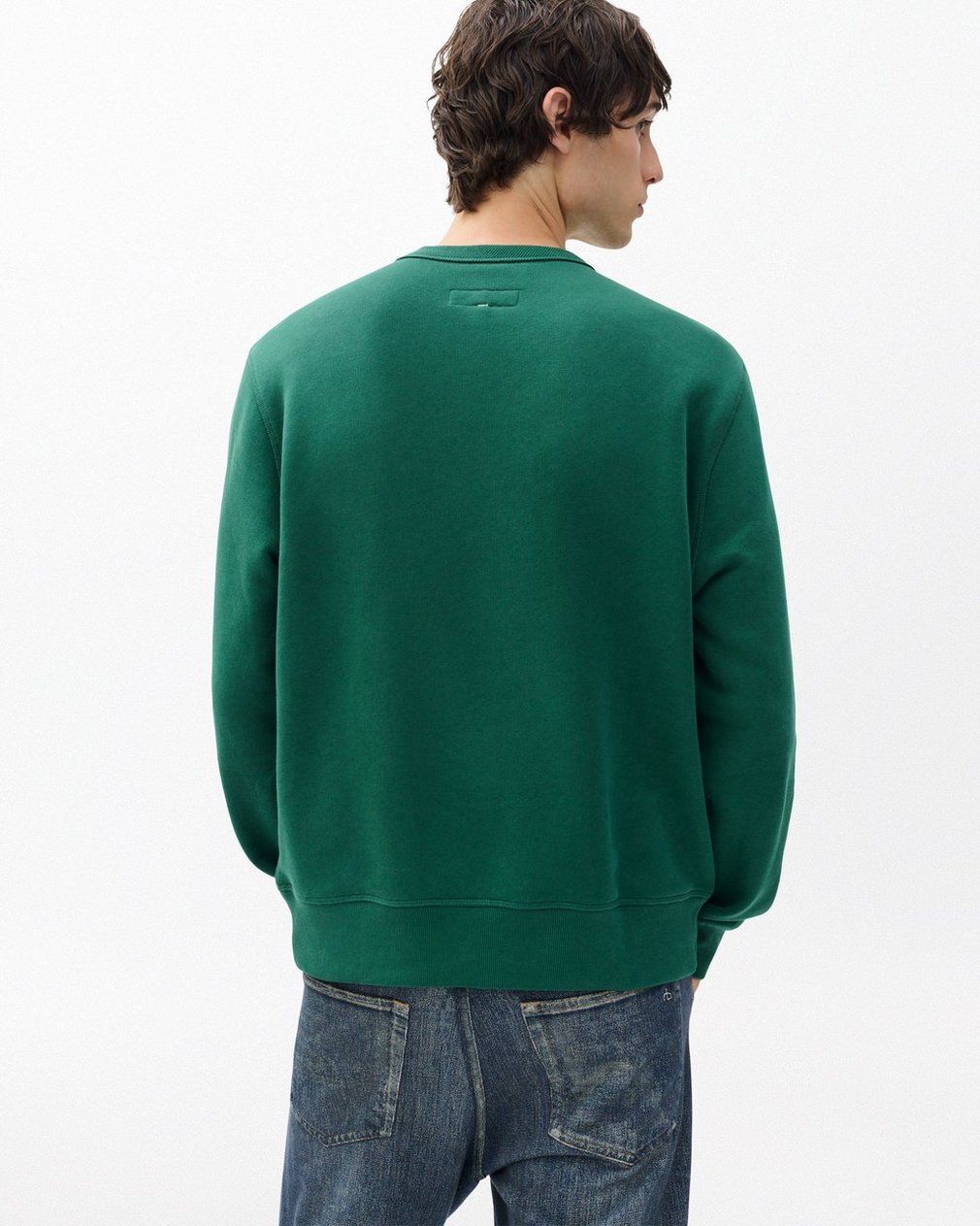 Sour Face Embroidered Sweatshirt - Pine Forest - Image 6