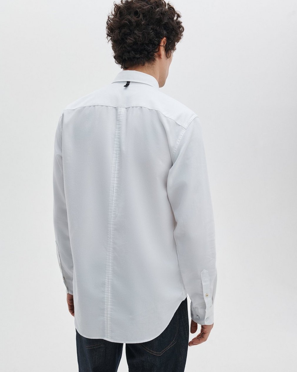 Tomlin Stretch-Cotton Dobby Shirt - White - Image 5