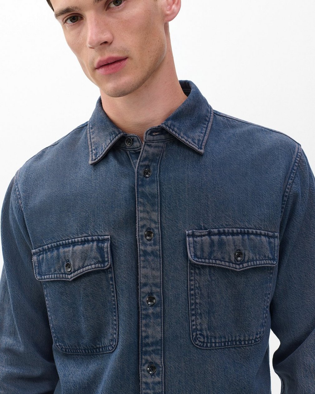 Jack Infuse Denim Shirt - Graphite Indigo - Image 4