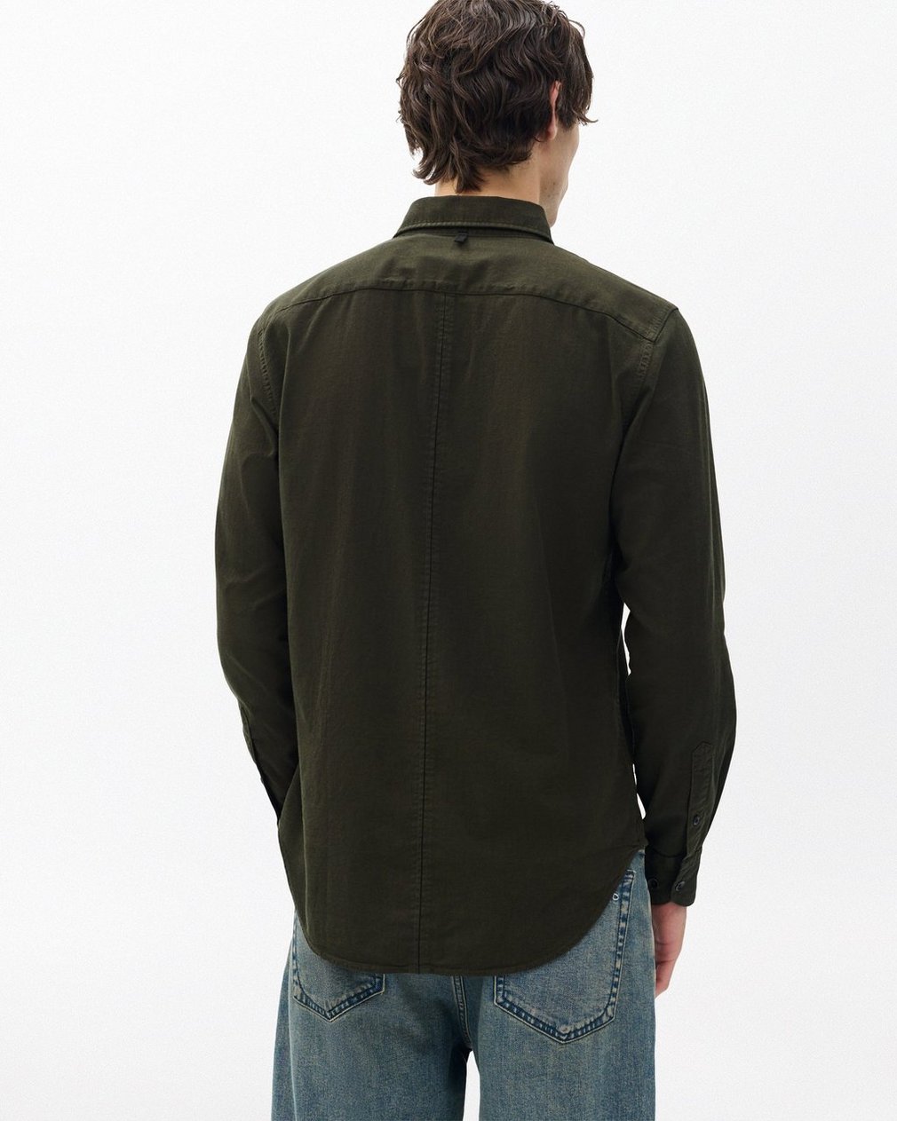 Tomlin Stretch Dobby Shirt - Forest Green - Image 6