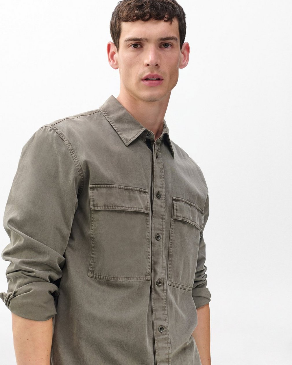 Finch Overdyed Shirt - Brown - Image 4