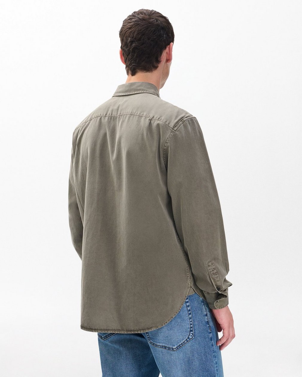 Finch Overdyed Shirt - Brown - Image 6