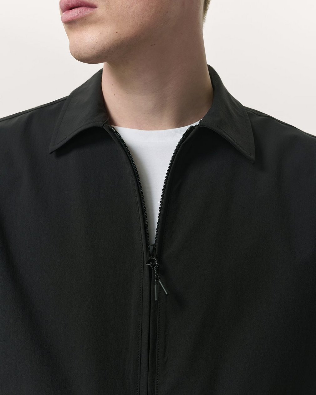 Breaker Relaxed Fit Utility Overshirt - Black - Image 3