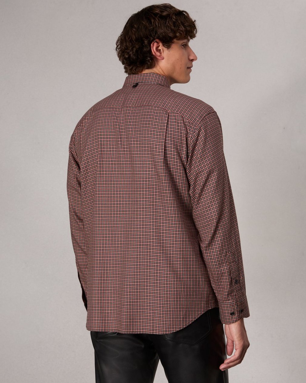 Matthew Plaid Shirt - Brown Plaid - Image 5