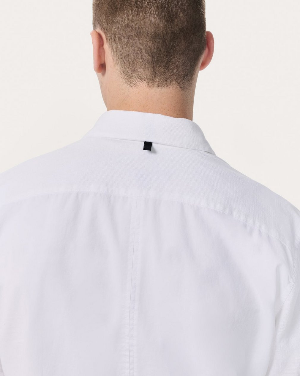 Dalton Patchwork Shirt - White - Image 5