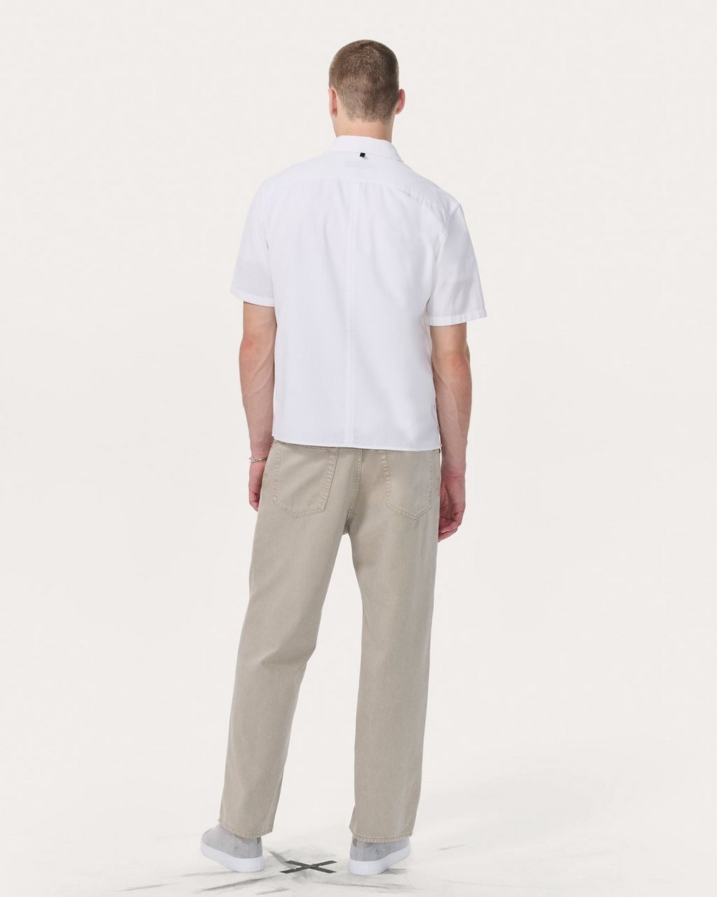 Dalton Patchwork Shirt - White - Image 6
