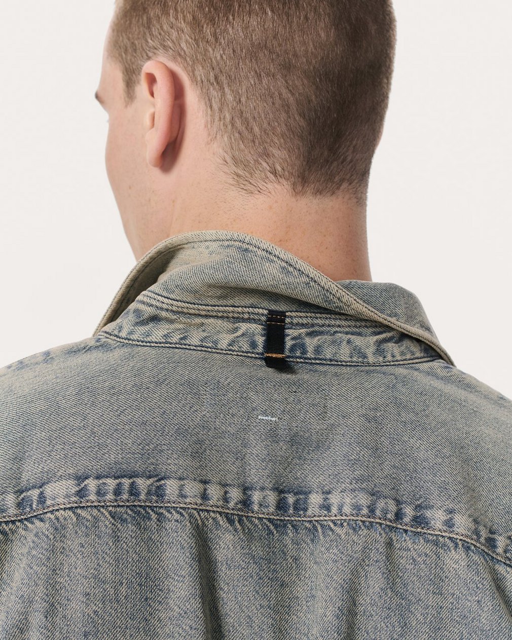 Finch Denim Shirt - Worn Bleach - Image 5