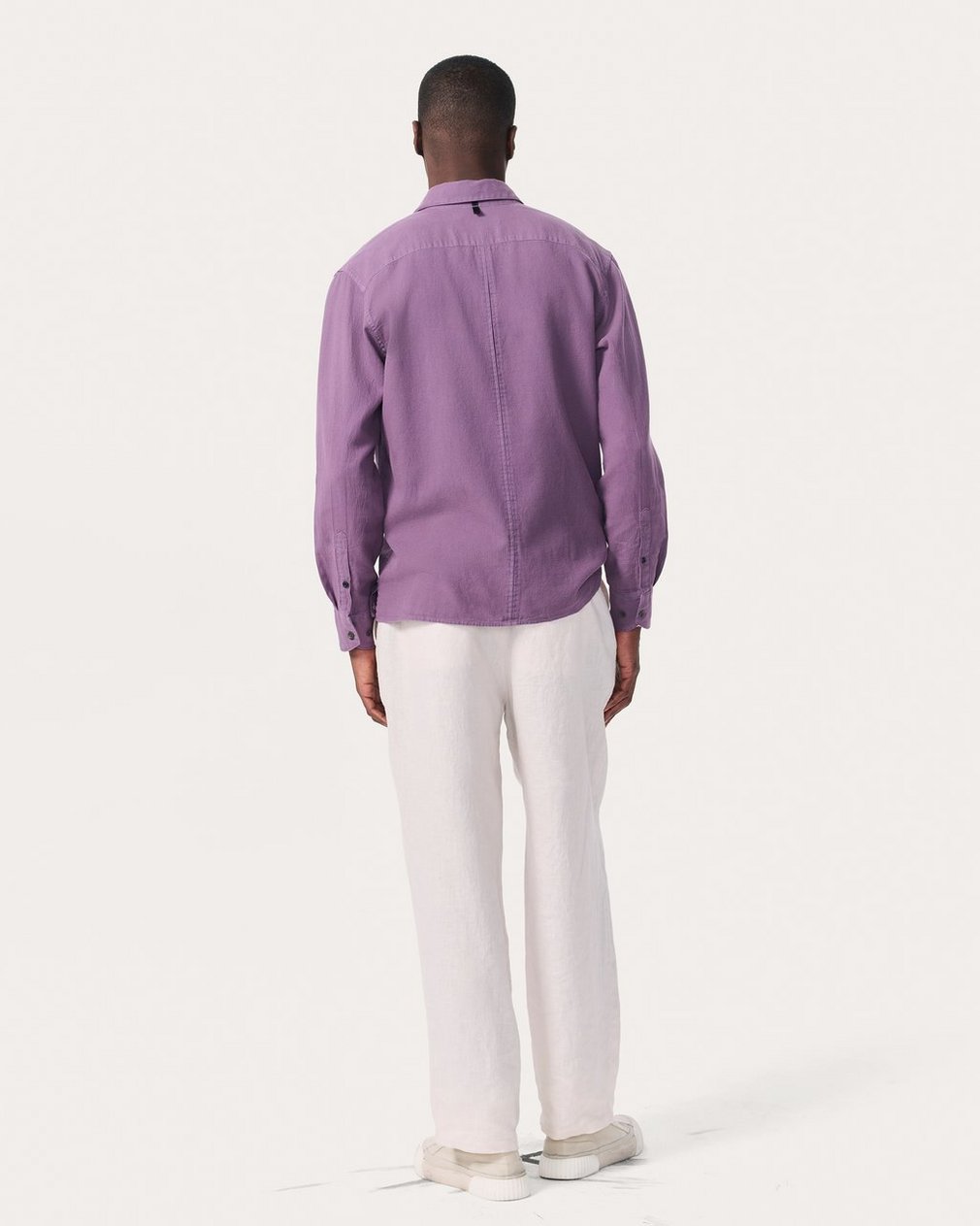 Dalton Canvas Shirt - Washed Violet - Image 6