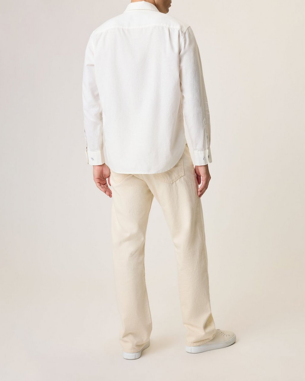 Griffin Hemp-Cotton Shirt - Marshmallow - Image 2