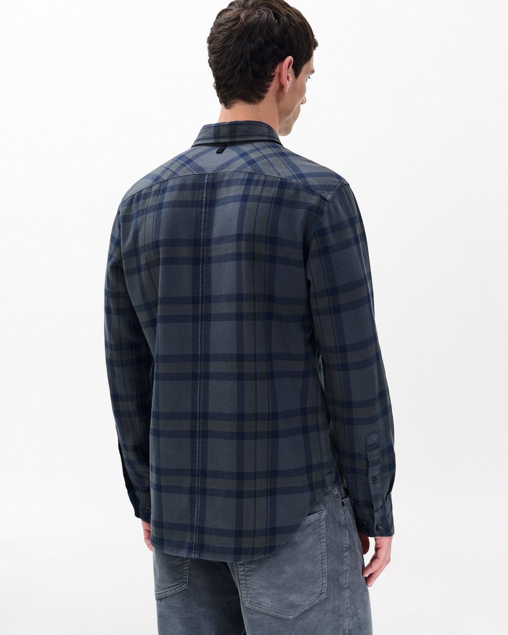 Tomlin Plaid Flannel Shirt - Ombre - Image 6